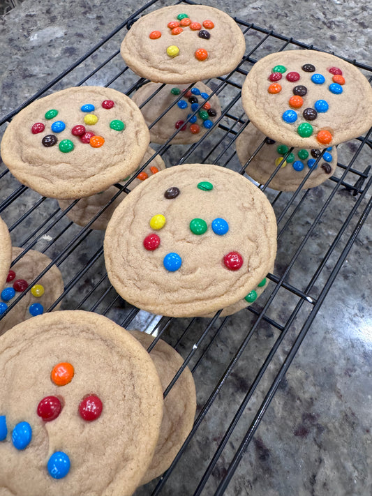 M&M cookie