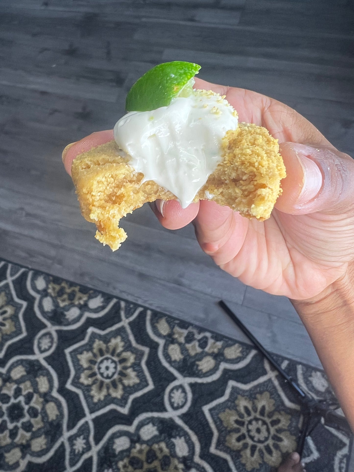 Key lime pie cookie